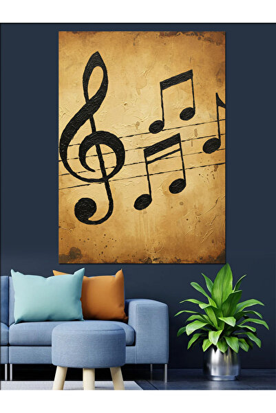 KanvasSepeti Sol Switched Key To Music Pictură în ulei de înaltă calitate tex...