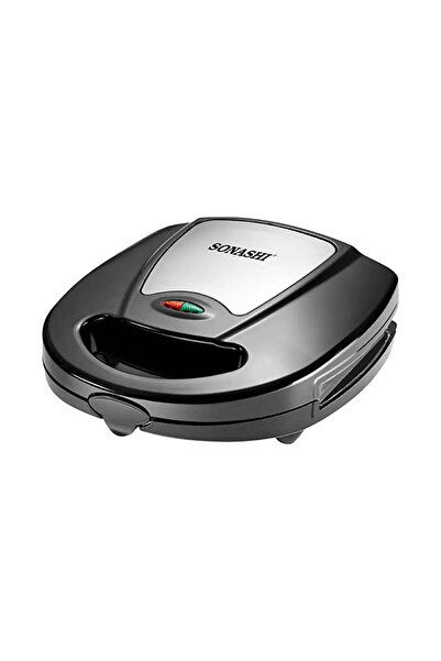 sonashi 3 in 1 Snack Maker with Overheat Protection Grill Waffle Making Plates- SSM-861