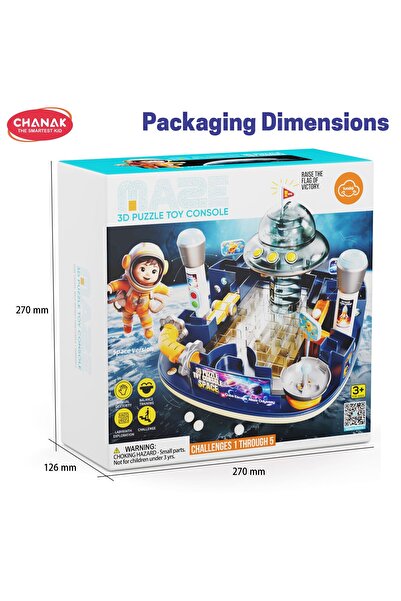 Chanak 3D Space Maze Puzzle Toy | Interactive Hand-Control Game for Kids Skill & Balance