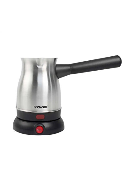 sonashi Electric Turkish Coffee Maker STCM4972 With 360degree Cordless And Boil Dry Protection- 800m