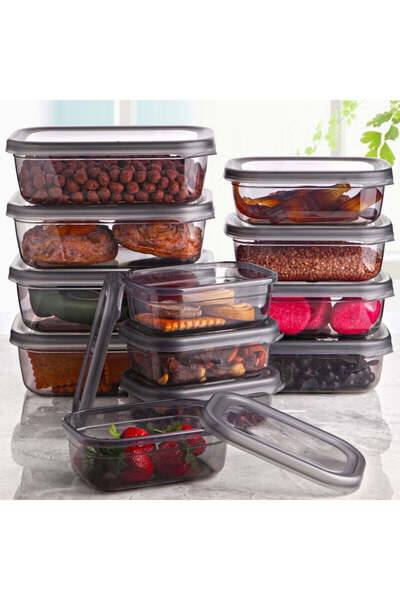 Asi Home 12-Piece Storage Boxes Set, Multicolor, Lot of 12 by