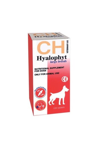 CHEMICAL IBÉRICA PRODUCTOS VETERINARIOS Hyalophyt - Nutritional supplement for large breed dogs, 100 tablets, joint support, concentrate