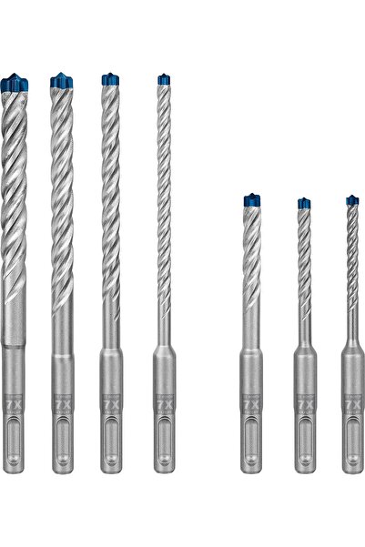 Bosch Professional Expert SDS plus-7X Hammer Drill Bit Set, Ø 5-12 mm, 7 pcs