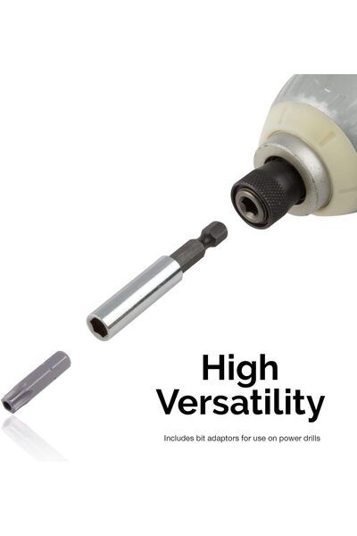 NEİKO 10048A Security Bit Set - 100-Piece Cr-V Steel 1/4-inch