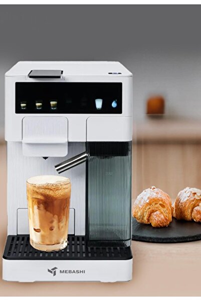 MEBASHI 4 In 1 Multi Capsule Coffee Machine, 4-in-1 Compatible, 20 Bar, 1.8L, 1350W, White (ME-CEM40