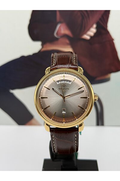 Hislon RETRO DERİ KAYIŞLI ERKEK KOL SAATİ 5 ATM SU GEÇİRMEZ 3 YIL GARANTİLİ