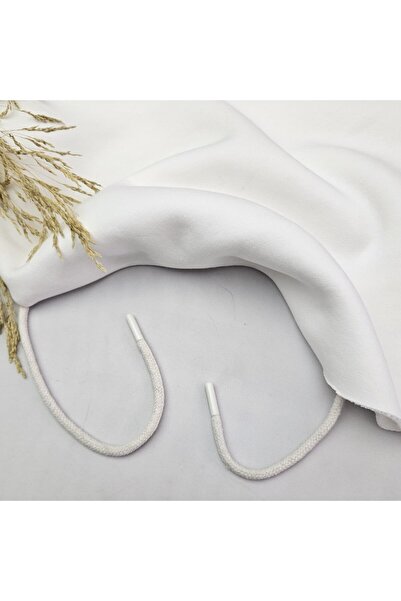 Kaf Kumaş Ekru 2 Adet Sweatshirt-Eşofman İpi / Ayakkabı Bağcığı / Yuvarlak Tr...