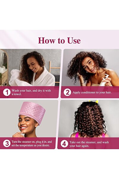 Zimtal Women's Thermal Spa Hair Care Cap - Electric Hair Treatment Hood