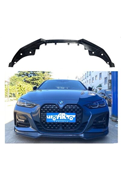 MAF Front Bumper Extension for BMW 4 Series G22/G23/G26 (2020+) M Sport - Glossy Black