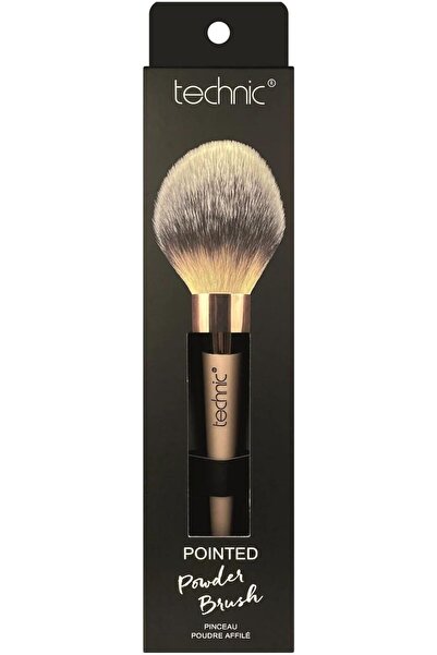 TECHNIC Pointed Powder Brush | Tapered Face Brush for Setting Powder & Highlight | Vegan
