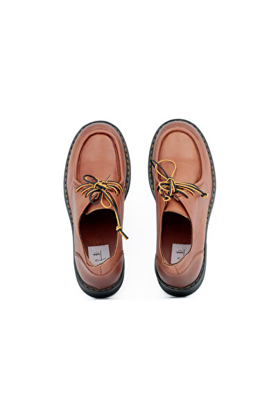 Tuna Genuine Leather Rubber Sole Casual Women's Shoes - Zs267334