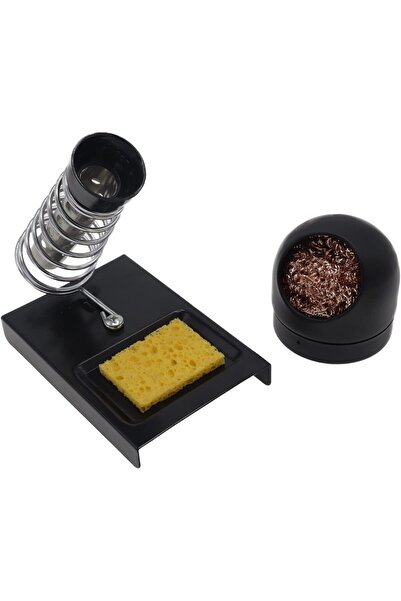 AZONEE حامل مكواة لحام مع منظف طرف وإسفنجة، حامل قاعدة نحاسية