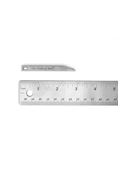 Generic Gear Spool The Mighty Bar - Heavy Duty Keychain Prybar EDC, Stainless Steel