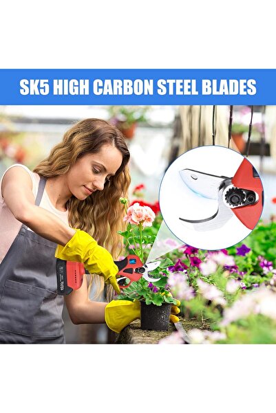 Generic 48V Electric Pruning Shears 2Pack Cordless Battery Powered Tree Pruner 30mm Cutting Blades