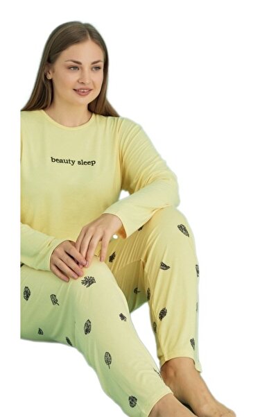 bipamuk Linay Collection Women's Plus Size Pajama Set Soft Textured Comfortable
