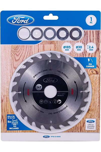 Ford شفرة منشار دائرية مدببة للخشب والألومنيوم، 2.4 مم (FPTA-12-0005)
