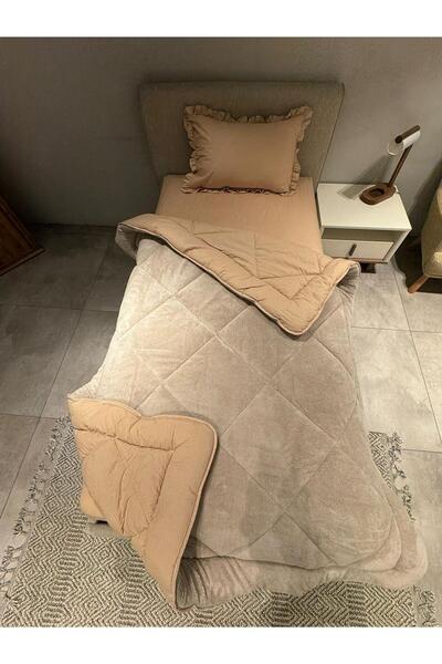 Violacasa Welsoft Ruffled Single Sleeping Set Private 100% Cotton