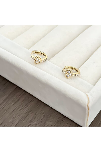 ATELİER GİZEM Xuping kararmaz gold kalpli çocuk küpesi