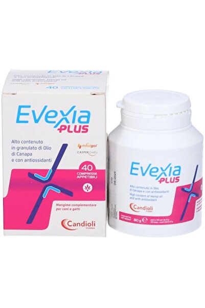 candioli EVEXIA PLUS - Nutritional supplement for dogs and cats, 40 tablets