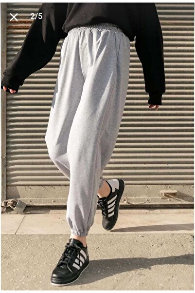 SERYY MODA Γυναικεία χειμερινά φαρδιά παντελόνια φόρμας με ελαστικά τελειώματ...