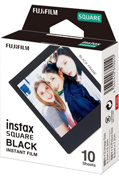 Fujifilm - Instax Square Black Film - 10 Shots