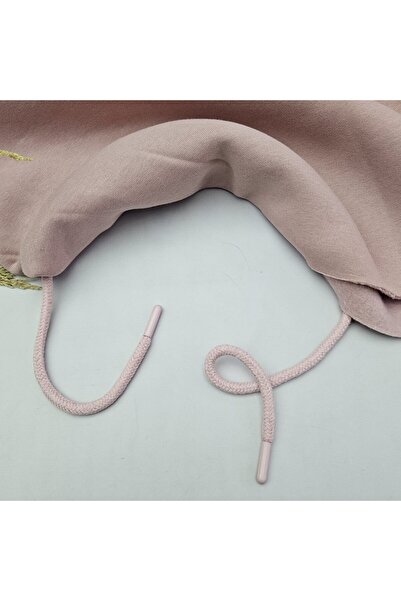 Kaf Kumaş Pudra 2 Adet Sweatshirt-Eşofman İpi / Ayakkabı Bağcığı / Kordon İp ...