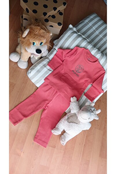 Milo Sol Milo+Sol Önü Cepli Kaşkorse Unisex 2'li Takım – Bebek Takım (6–18 Ay)