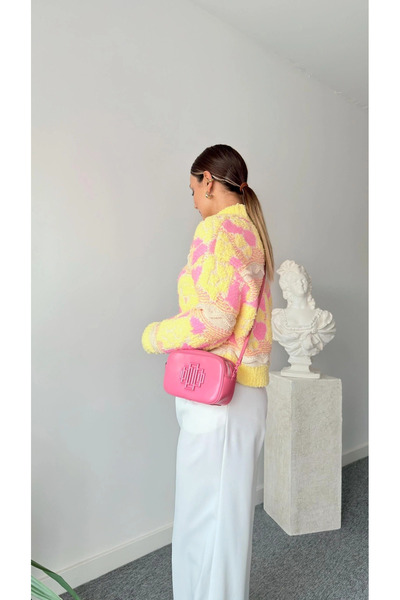 Cream&Rouge Three Color Carpet Knit Thick Knitwear Sweater