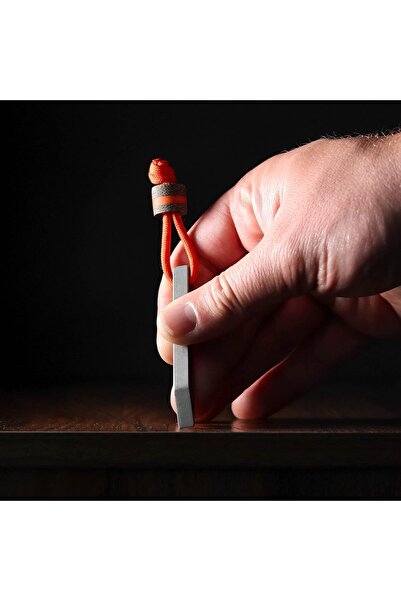 Generic Gear Spool The Mighty Bar - Heavy Duty Keychain Prybar EDC, Stainless Steel