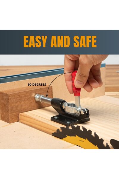 POWERTEC Toggle Clamp 305CM, 1PK, 500 lb Holding Capacity (20318)