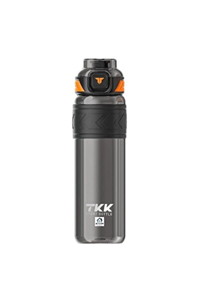 ATOM DEALS 850 ml Tritan Sports Water Bottle, Black, Automatic Opening