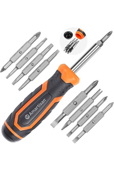 Amartisan 18-in-1 Multi-bit Screwdriver Set, Portable Multi-Purpose