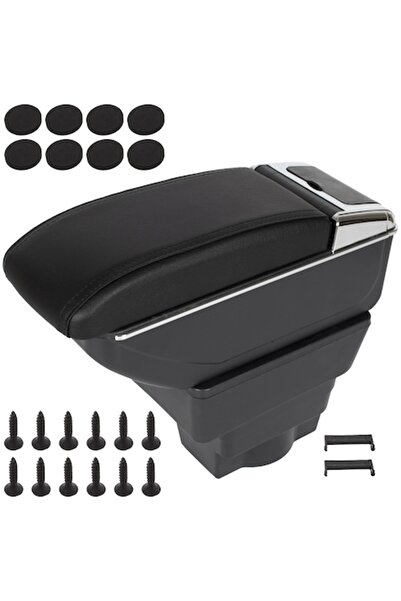 Autowag Cotieră + kit de montare pentru Opel Astra J (IV), neagră, piele ecol...