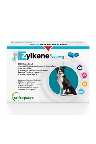 Pharma Supliment pentru animale de companie Zylkene, Vetoquinol, 225 mg, relaxare, 10 comprimate