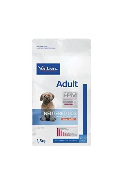 Virbac HPM Dry food for neutered adult dogs, small size, 1.5 kg