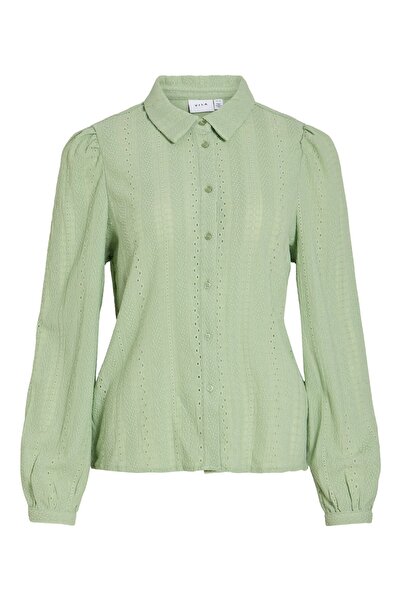 VILA Hemd VIZANIA Langarm