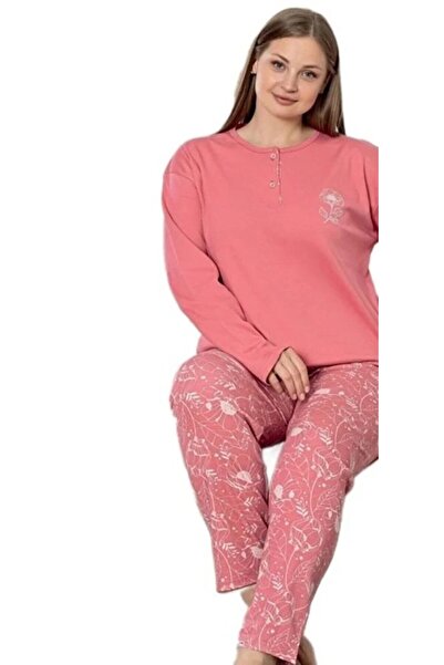 bipamuk Linay Collection Women's Plus Size Pajama Set Soft Textured Comfortable