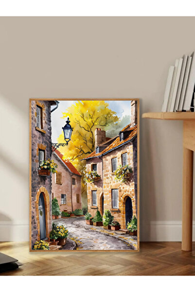 Tuba Decor Tablo dintr-o singură bucată cu rame din lemn pentru sufragerie, s...