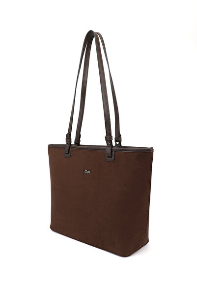 GÖNDERİ(R) Women's Brown Suede Shoulder Bag