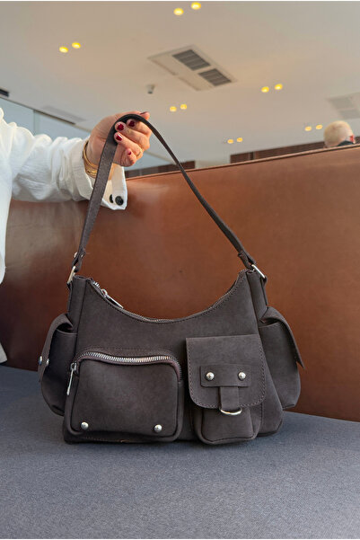 Mupa Shoes Women's Hand and Shoulder Bag Aci Brown