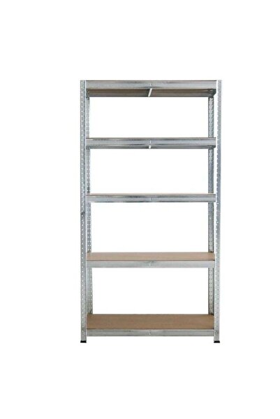 Türkiye رف تخزين معدني متين ذو 5 طبقات - 86 × 36 × 183 سم