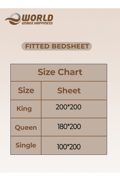 Eworld Queen Size Striped Microfiber Fitted Bedsheet, Deep Pocket, Breathable & Washable