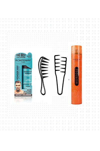 Fontenay Paris Saç Pudra Toz Wax Matt Effect + Mucizevi Şekil Tarağı +Şekil T...