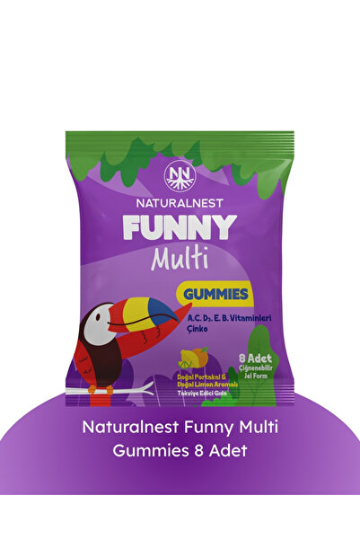Naturalnest Funny Multi Gummies 8 Adet