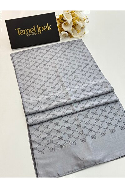 Siyane Dvostrano Pamuk Žakard monogram šal