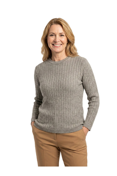 Oppland Women's Winter Knitwear Sweater Woolen Premium Soft Textured Modern Patterned