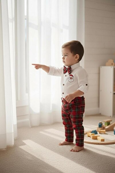 Aslı Türkoğlu Santa Claus Embroidered Set