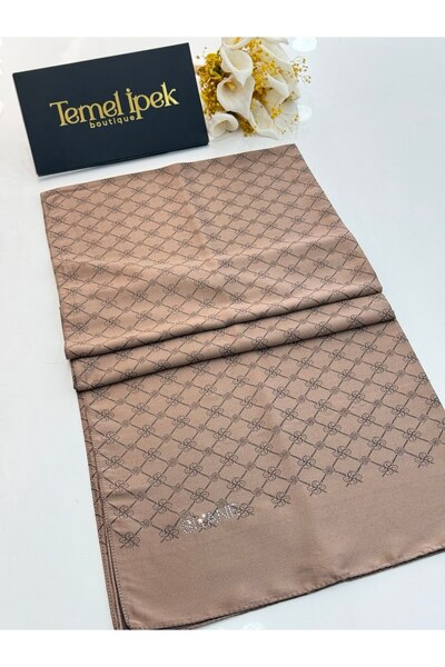 Siyane شال جاكار قطني مزدوج الجوانب