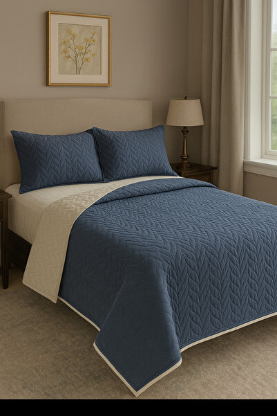 LaraLisa Double Size 2Pcs 50X70 cm Oxford Pillowcase Double-Sided 220X240 cm Bedspread Set