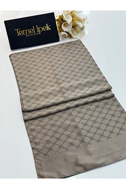 Siyane Dvostrano Pamuk Žakard monogram šal